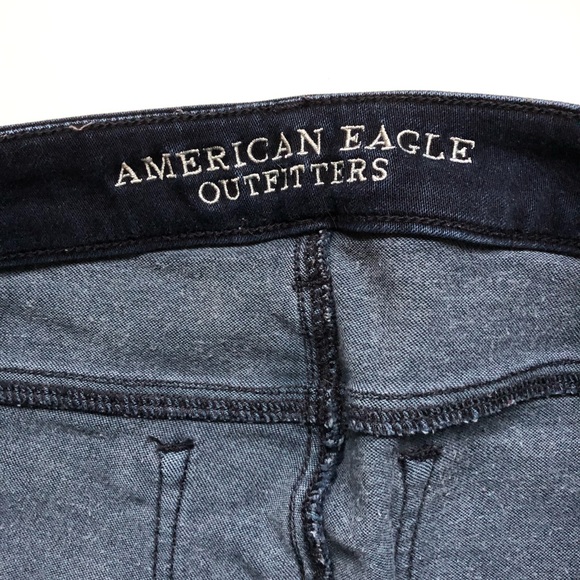 American Eagle pants navy dark denim skinny Jean - Picture 9 of 16